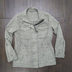 Gap | Women Small Olive Green Military/Safari Jacket